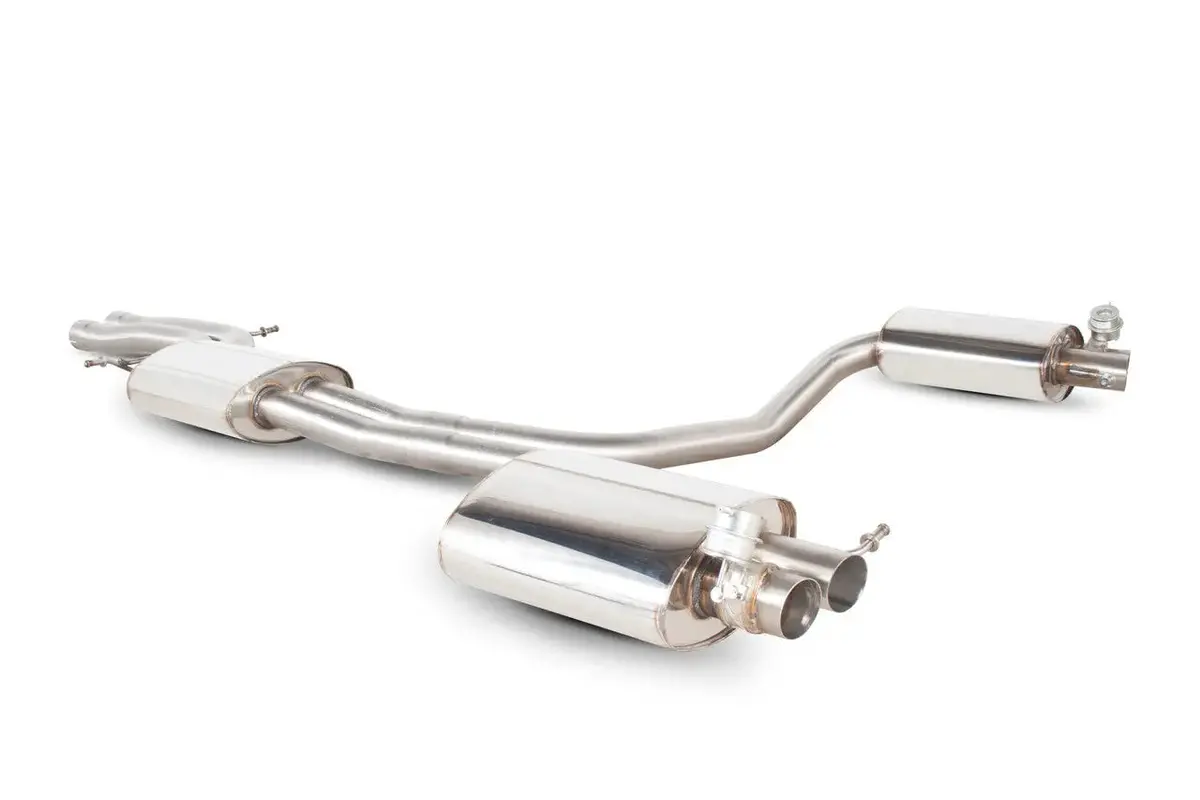 Scorpion Exhausts Resonated Cat-Back System With No Valves Non-Valved - Rs3 Saloon 8V Mqb (Gpfmodels) - 2017 - 2020 - Sau084 1