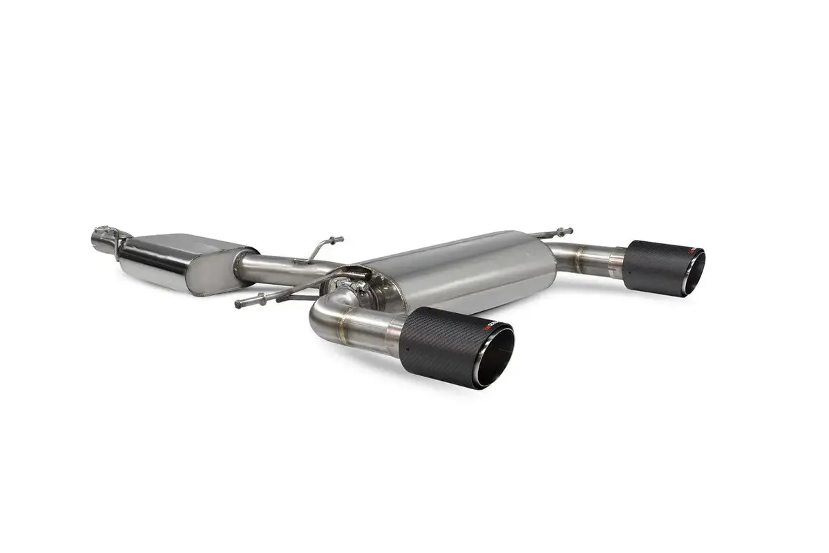 Scorpion Exhausts Resonated Cat-Back System With No Valves Non-Valved - Tt Mk3 2.0 Tfsi Quattro Non Gpf Model Only - 2015 - 2019 - Sau086cf 1