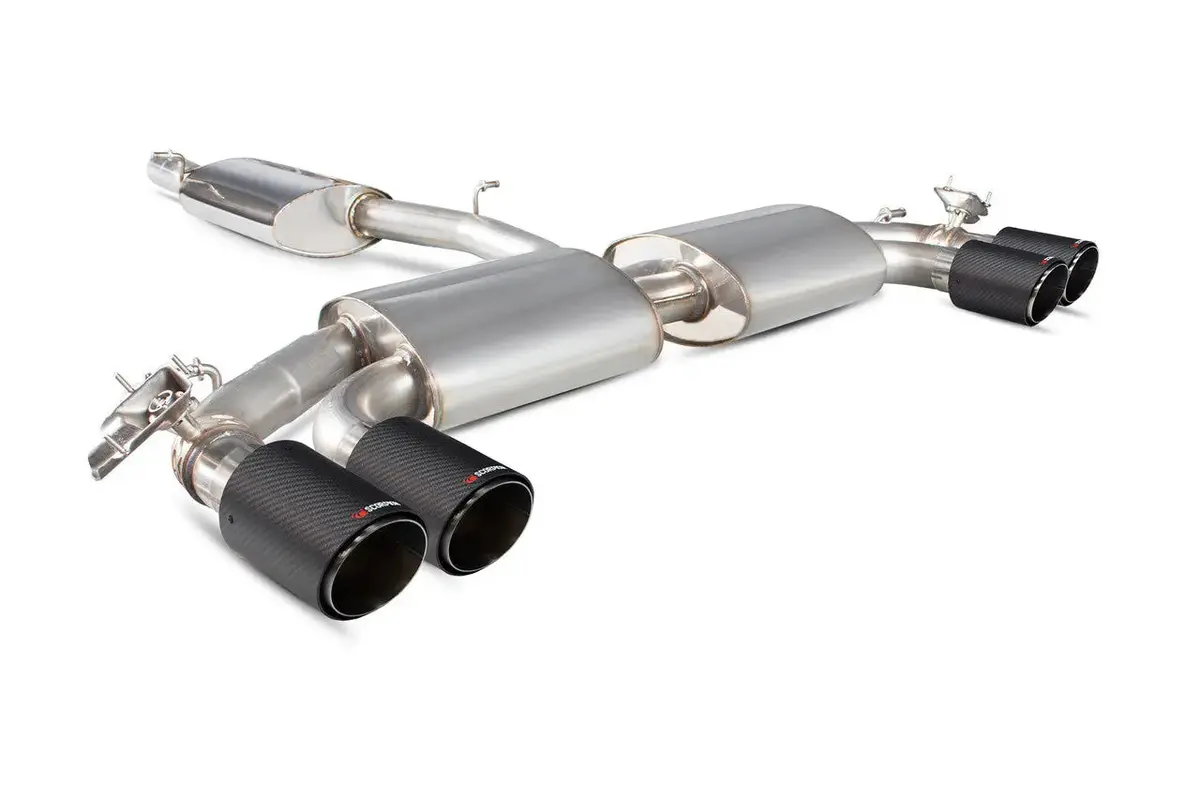 Scorpion Exhausts Resonated Gpf-Back System With Electronic Valves - Sq2 - 2019 - Sau090cf 1