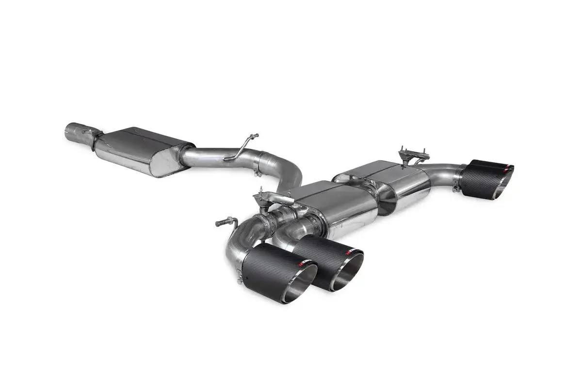 Scorpion Exhausts Resonated Cat/Gpf Back System & Electronic Valves - S3 8Y Sportback - 2020 - Sau093cf 1