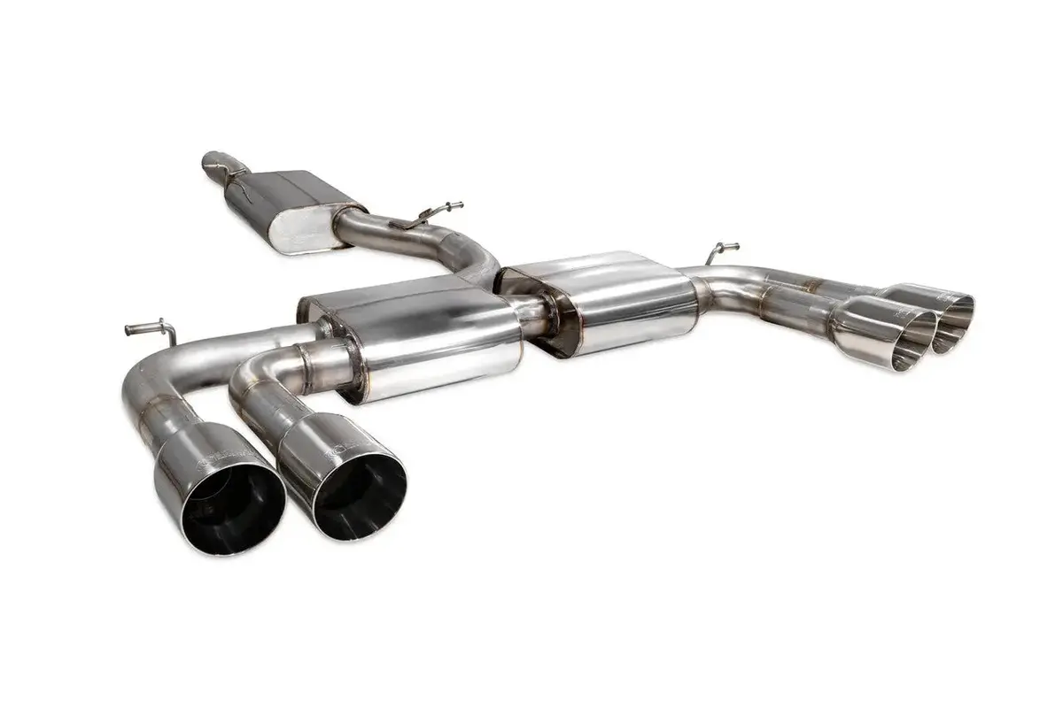 Scorpion Exhausts Resonated Cat/Gpf-Back System Without Valves Non-Valved S3 Saloon 8V 2013 - Sau097 1