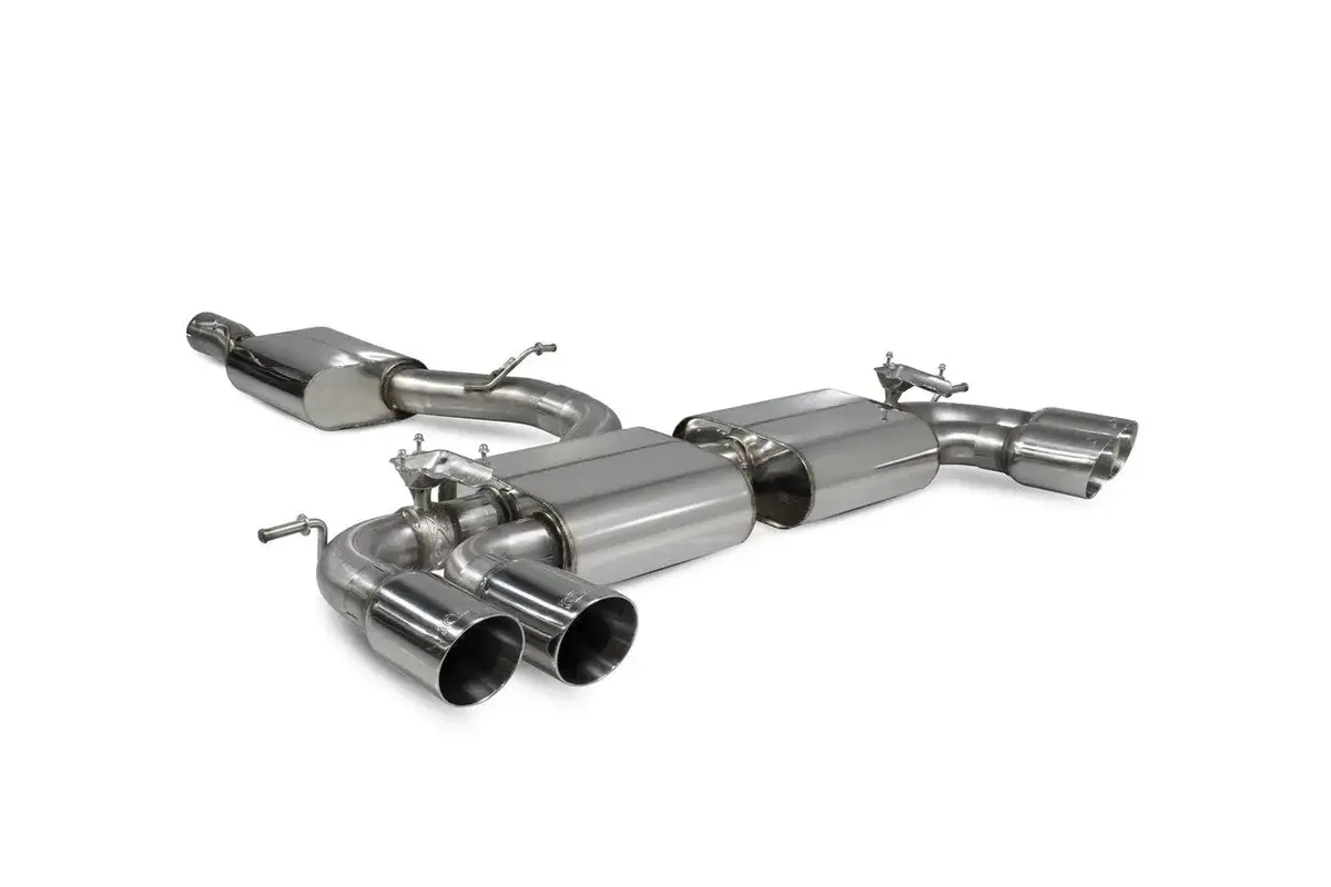 Scorpion Exhausts Resonated Cat/Gpf-Back System & Electronic Valves Valved S3 3-Door/Sportback 8V 2013 - Sau108 1