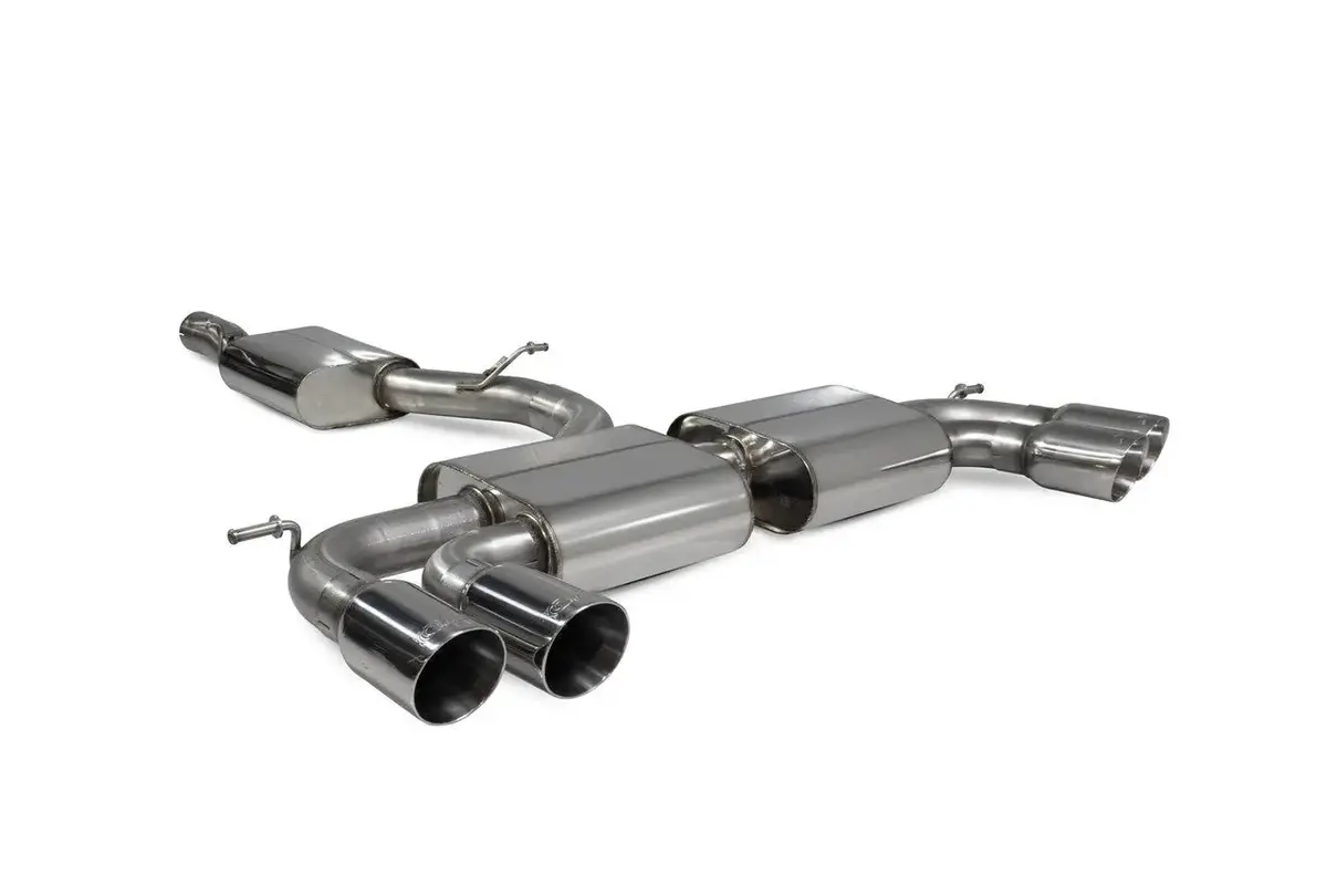 Scorpion Exhausts Resonated Cat/Gpf-Back System Without Valves Non-Valved S3 3-Door/Sportsback 8V 2013 - Sau109 1
