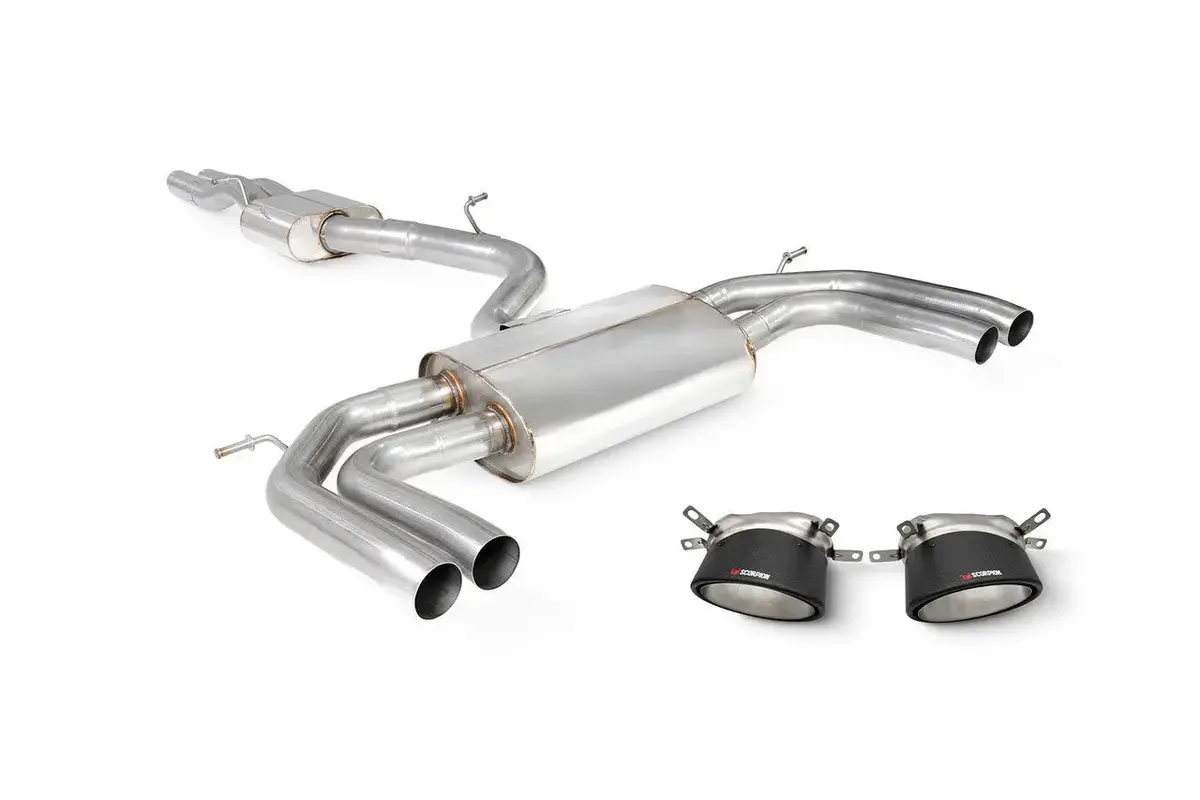 Scorpion Exhausts Resonatedcat/ Gpf-Back System With No Valves Non-Valved - Rs3 8Y Saloon - 2021 - Sau116cf 1