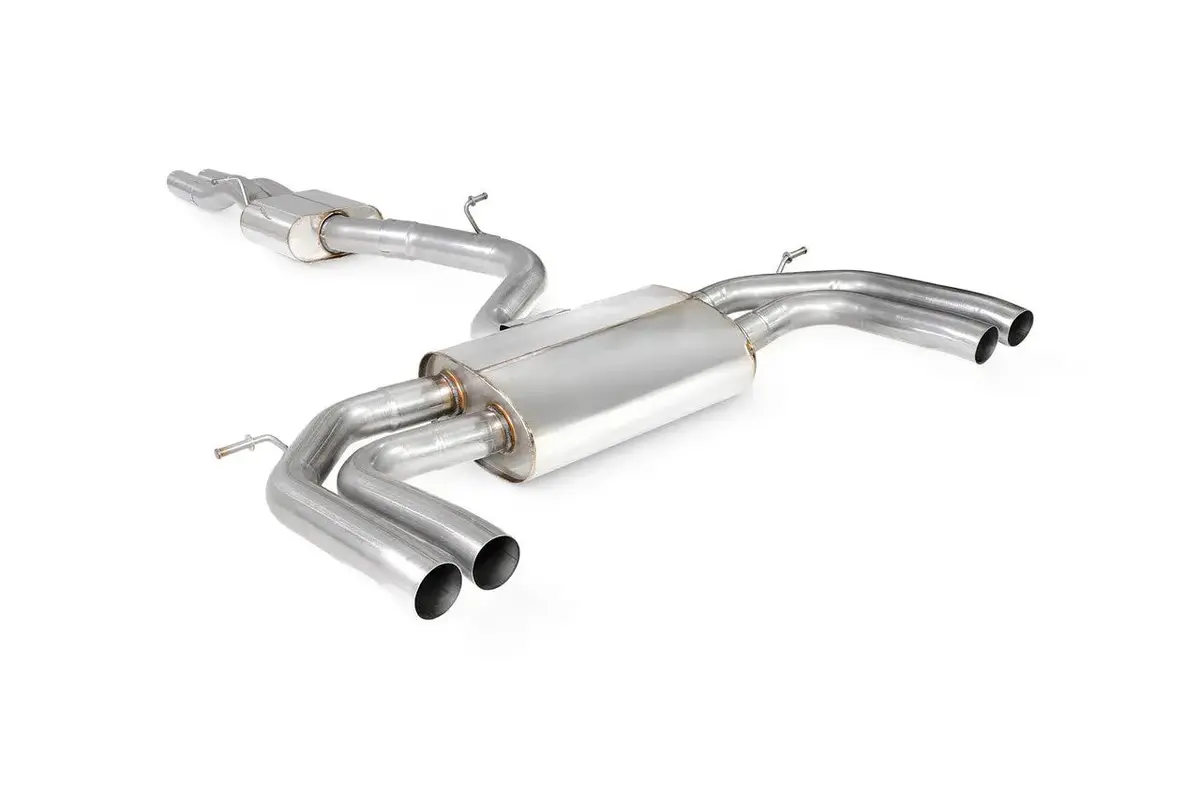 Scorpion Exhausts Resonated Cat/Gpf-Back System Without Valves Non-Valved - Rs3 8Y Saloon - 2021 - Sau116 1