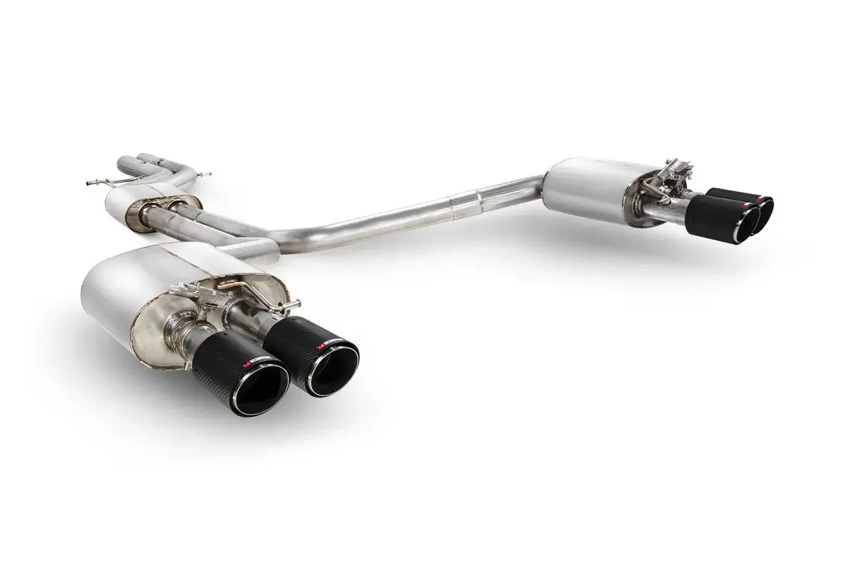 Scorpion Exhausts Resonated Half System With Electronic Valves Valved S6/S7 C7 2012 - Sau118cf 1