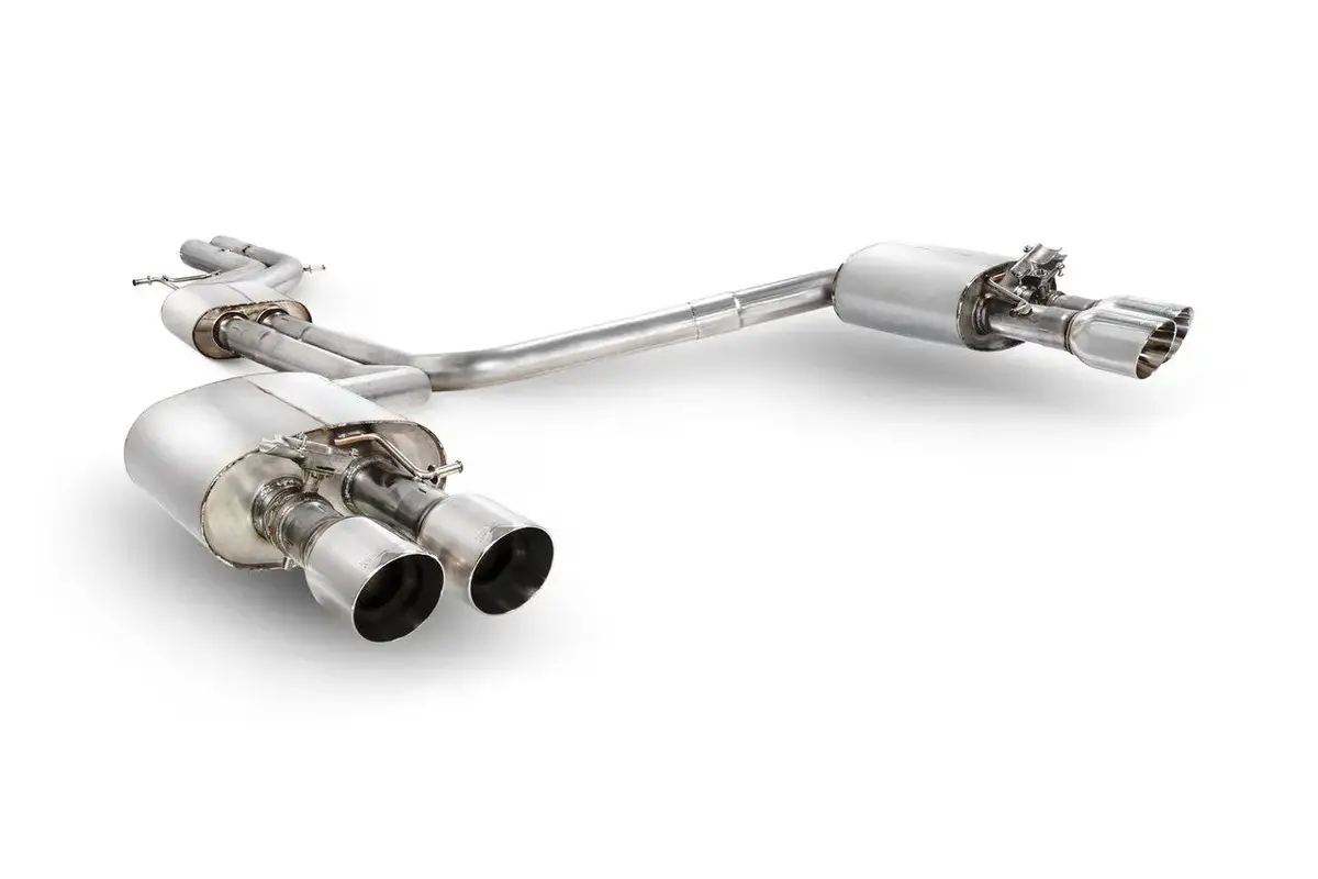 Scorpion Exhausts Resonated Half System With Electronic Valves Valved S6/S7 C7 2012 - Sau118 1