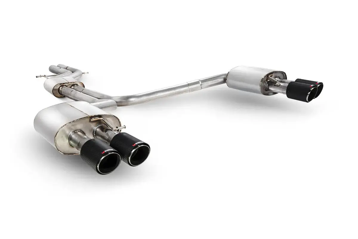 Scorpion Exhausts Resonated Half System With No Valves Non-Valved S6/S7 C7 2012 - Sau119cf 1