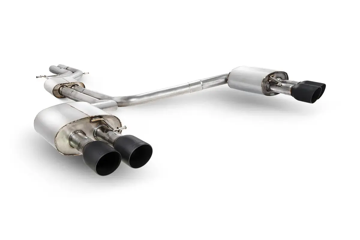 Scorpion Exhausts Resonated Half System With No Valves Non-Valved S6/S7 C7 2012 - Sau119c 1