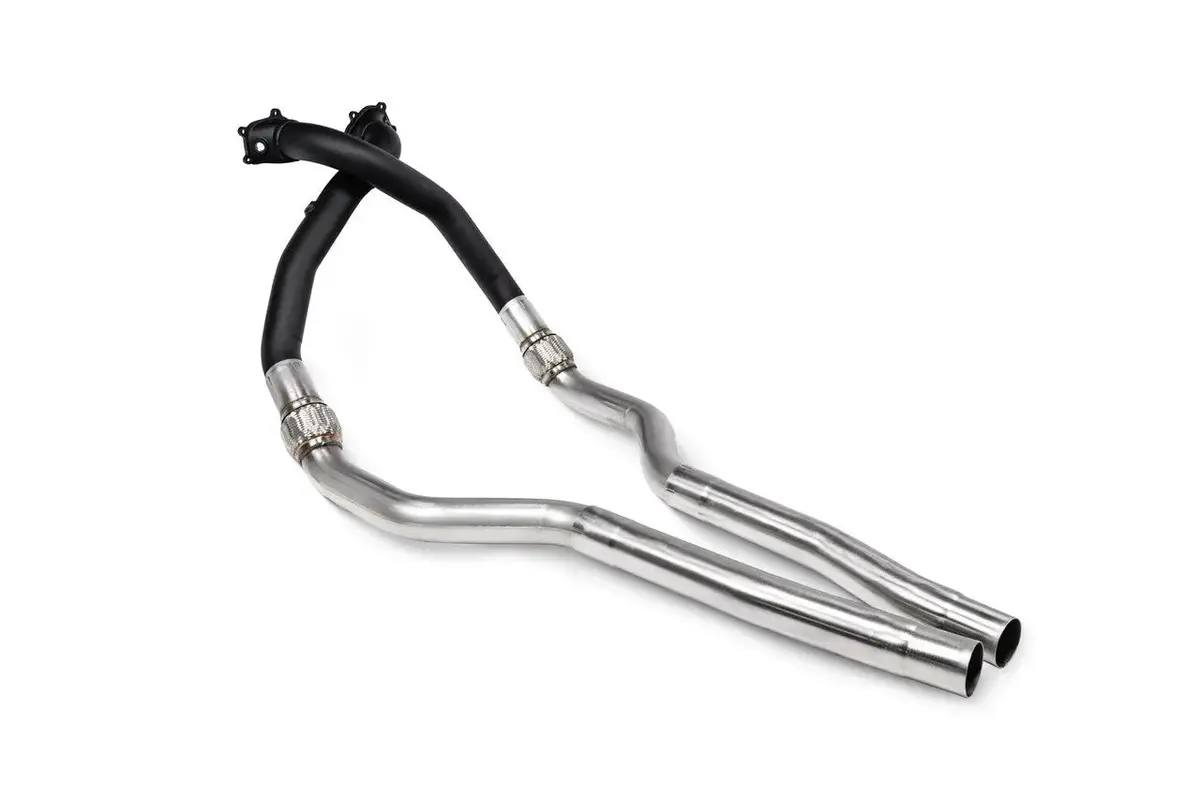 Scorpion Exhausts De-Cat Downpipes With Large Bore Front Pipes  Rs6 Avant C7 2012 - Sauc087 1