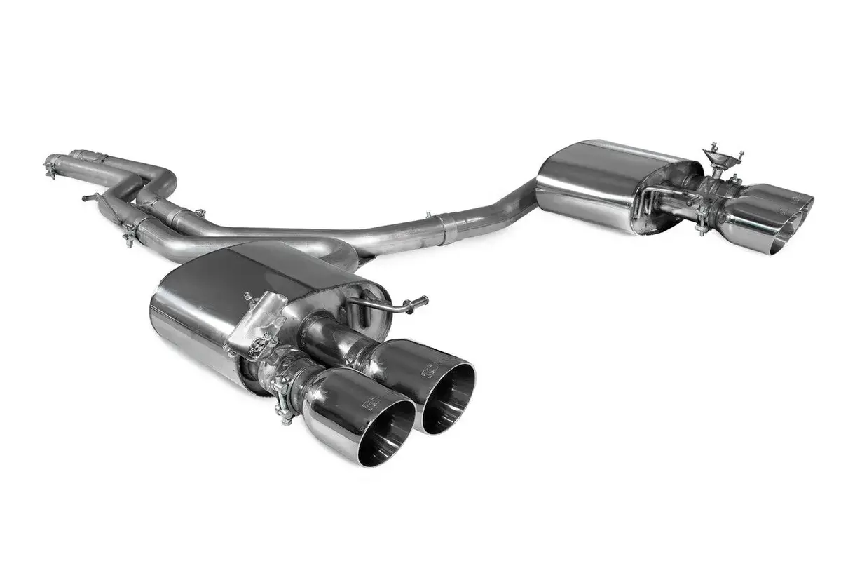 Scorpion Exhausts Non-Resonated Half System - S4 B9 Quattro 3.0T V6 Avant, Saloon/Sedan. Non Gpf Models - 2017 -  Saus088 1