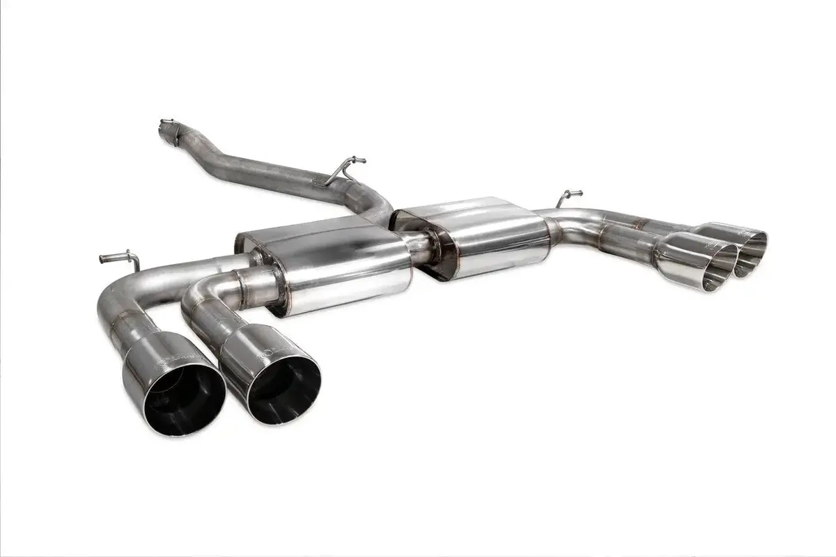 Scorpion Exhausts Non-Resonated Cat/Gpf-Back System Without Valves Non-Valved S3 Saloon 8V 2013 - Saus097 1