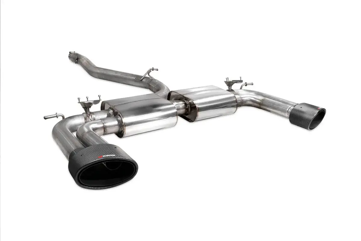 Scorpion Exhausts Non-Resonated Cat/Gpf-Back System With Valves Valved S3 Saloon 8V 2013 - Saus098cf 1