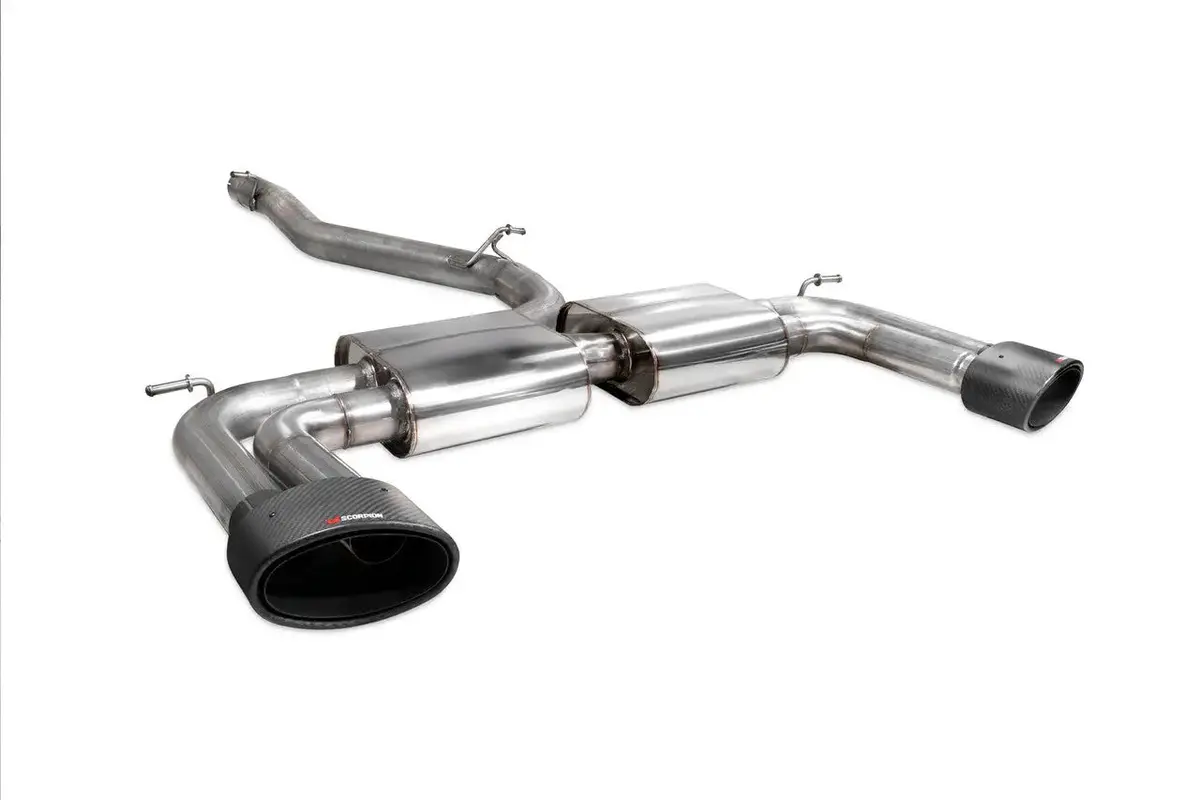 Scorpion Exhausts Non-Resonated Cat/Gpf-Back System Without Valves Non-Valved S3 Saloon 8V Facelift Gpf Model 2019 - Saus099cf 1