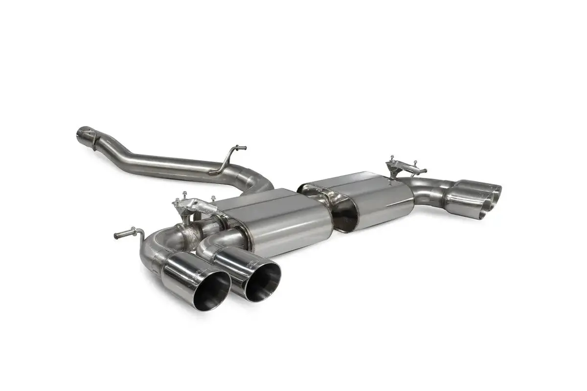 Scorpion Exhausts Non-Resonated Cat/Gpf-Back System With Valves Valved S3 3-Door/Sportback 8V 2013 - Saus108 1