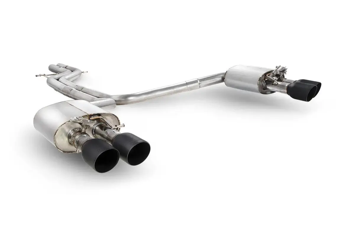 Scorpion Exhausts Non-Res Half System With Electronic Valves Valved S6/S7 C7 2012 - Saus118c 1