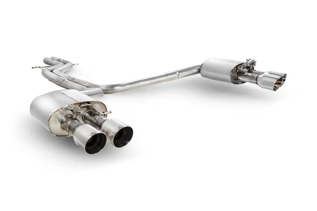 Scorpion Exhausts Non-Res Half System With Electronic Valves Valved S6/S7 C7 2012 - Saus118 1