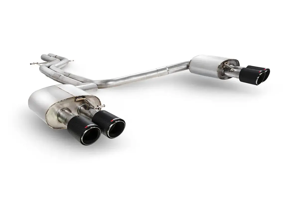Scorpion Exhausts Non-Resonated Half System With No Valves Non-Valved S6/S7 C7 2012 - Saus119cf 1