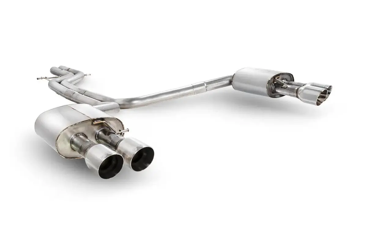 Scorpion Exhausts Resonated Half System With No Valves Non-Valved S6/S7 C7 2012 - Sau119 1