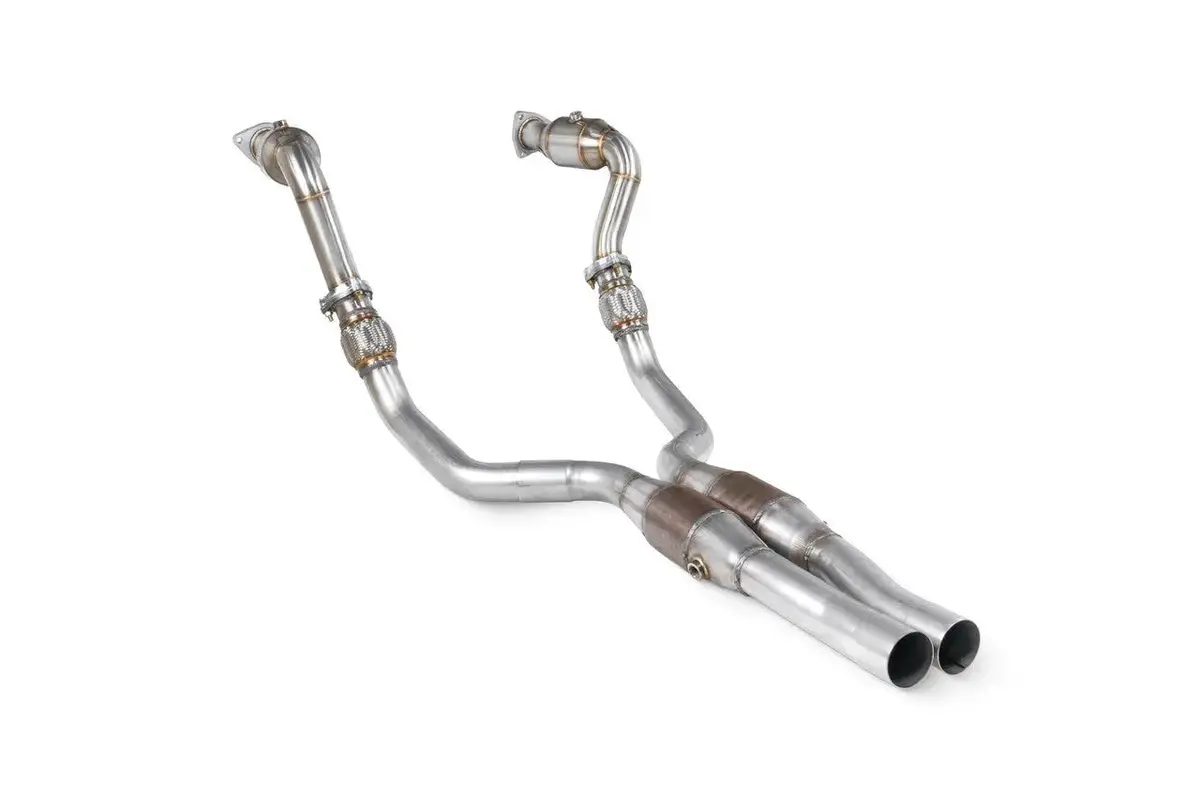 Scorpion Exhausts Downpipes With Sports Cats In Front Pipes -  S4 3.0 Tfsi V6 Quattro & Avant B8/B8.5 - 2009 - Saux044 1