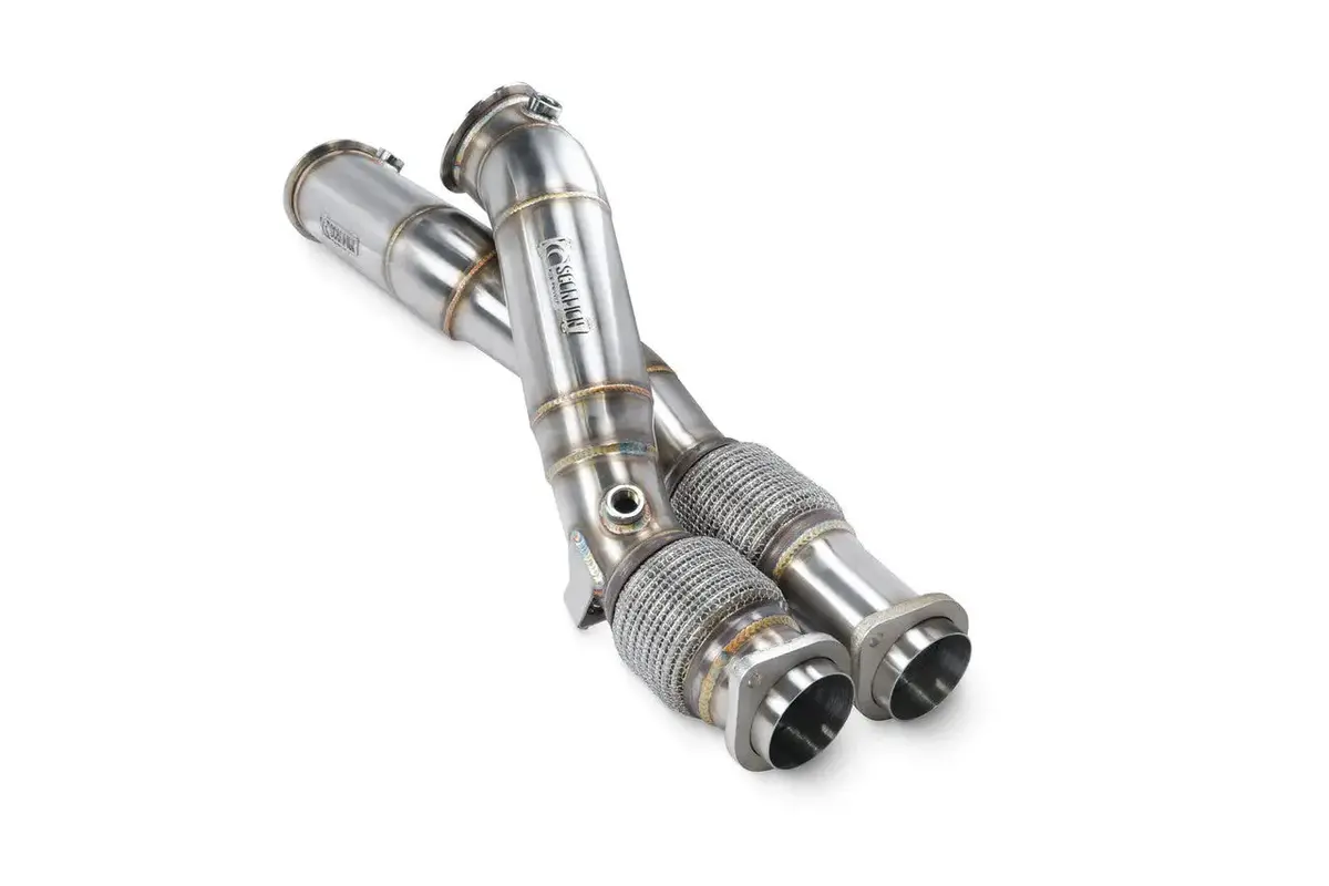 Scorpion Exhausts De-Cat Downpipes -  X3 M / X4 M, Including Competition - 2019 - Sbmc090 1