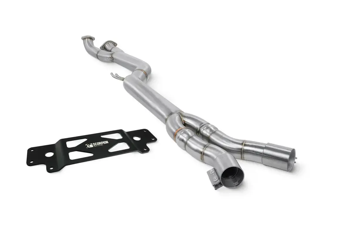 Scorpion Exhausts Single Mid Pipe (Removes Gpf) -  M2 G87 - 2022 - Sbmmp098 1