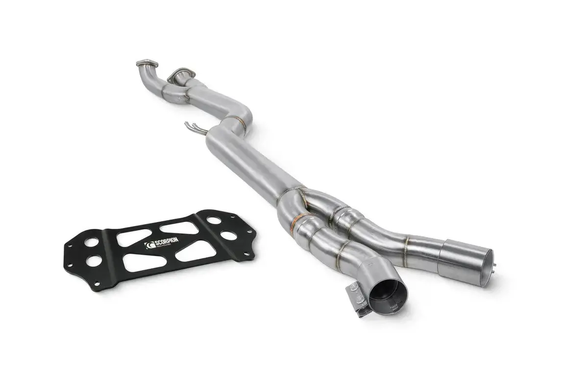 Scorpion Exhausts Single Mid Pipe (Removes Gpf) -  M3 G80/G81 / M4 G82 Including Competition & Xdrive - 2021 - Sbmmp100 1