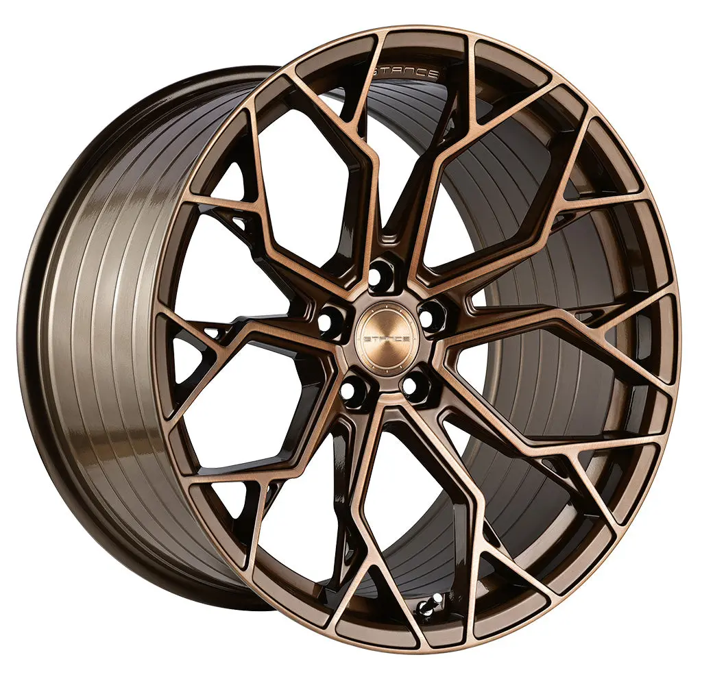 19” Stance Sf10 Wheels Brushed Dual Bronze - Set Of 4 1