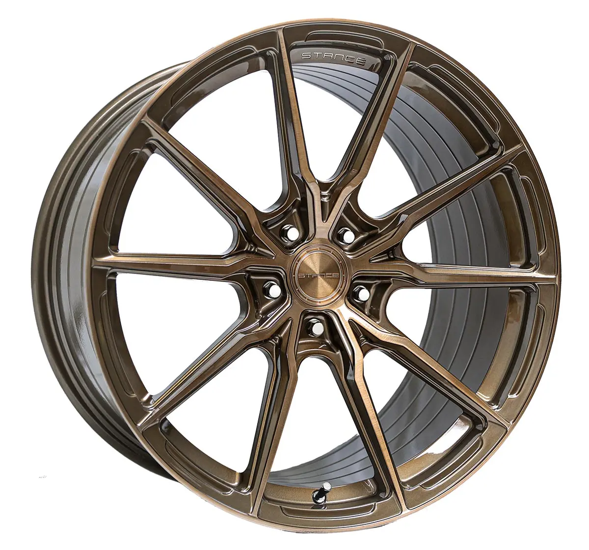19” Stance Sf11 Wheels Brushed Dual Bronze - Set Of 4 1