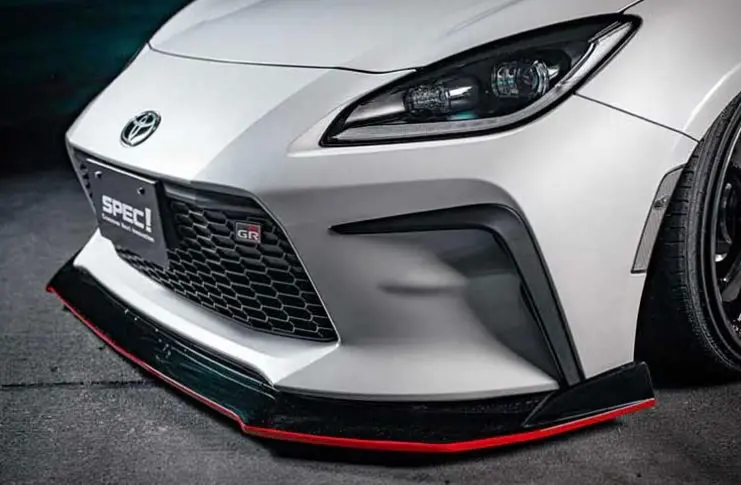 Spec! Styling Flap Front Lip Spoiler Long (Frp) For Toyota Gr86 Zn8 / Subaru Brz Zd8 2022+ 1