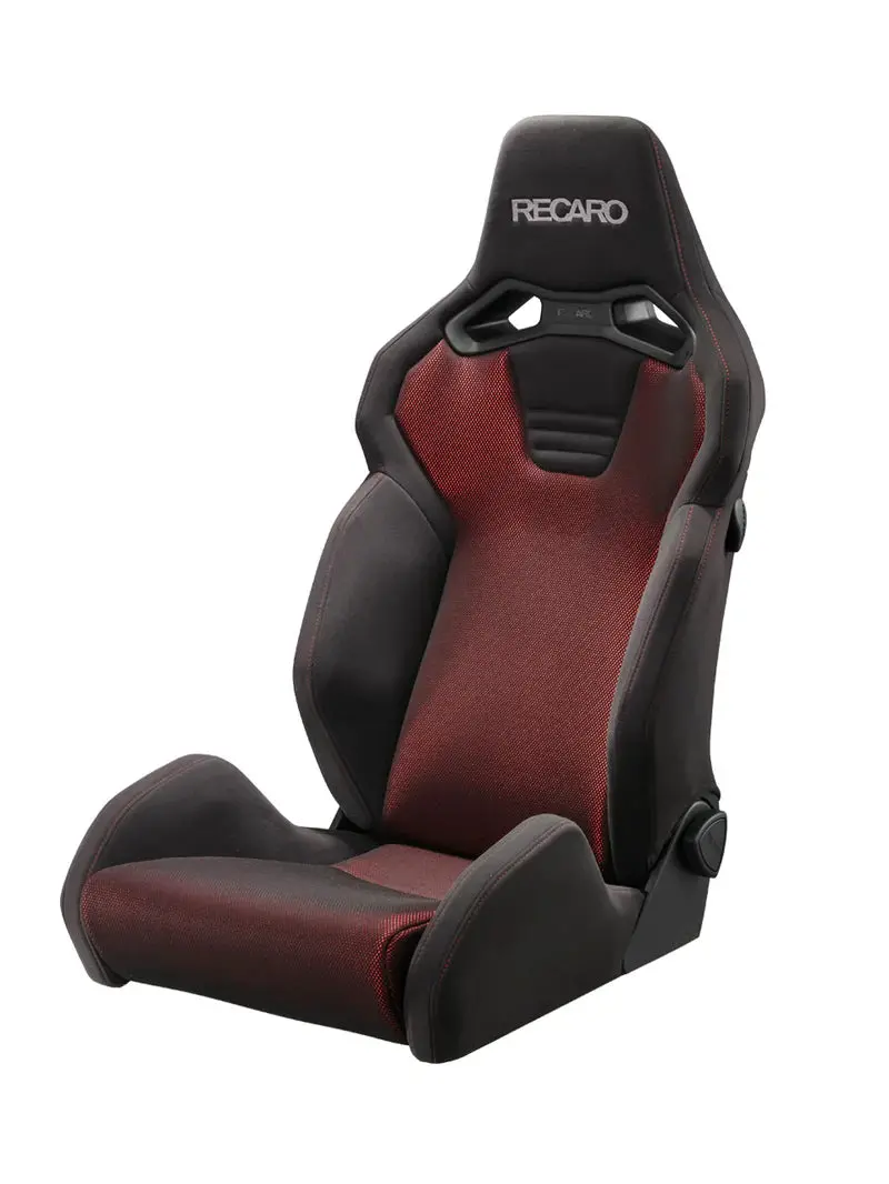 Recaro Sr-S Bk100 Rd Bk Brilliant Mesh Red Kamui Black 1