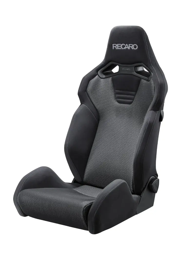 Recaro Sr-S Bk100 Sl Bk Brilliant Mesh Silver Kamui Black 1