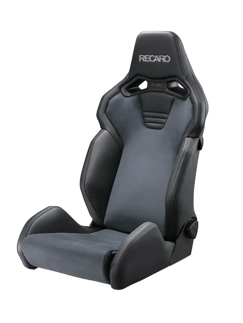 Recaro Sr-S Ut100h Cg Bk Ultra Suede Charcoal Gray Artificial Leather Black 1
