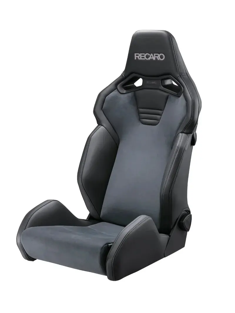 Recaro Sr-S Ut100 Cg Bk Ultra Suede Charcoal Gray Artificial Leather Black 1