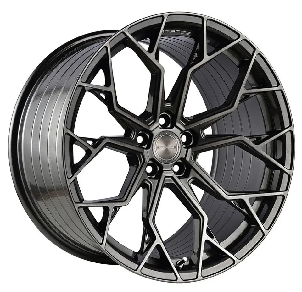 20” Stance Sf10 Wheels Brushed Dual Gunmetal - Set Of 4 1