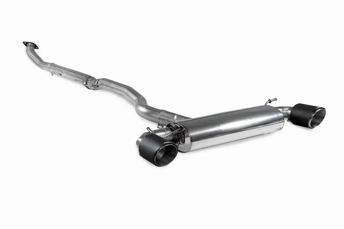 Scorpion Exhausts Non-Resonated Gpf Back System - Yaris Gr / Gr Circuit - 2020 - Stys009cf 1