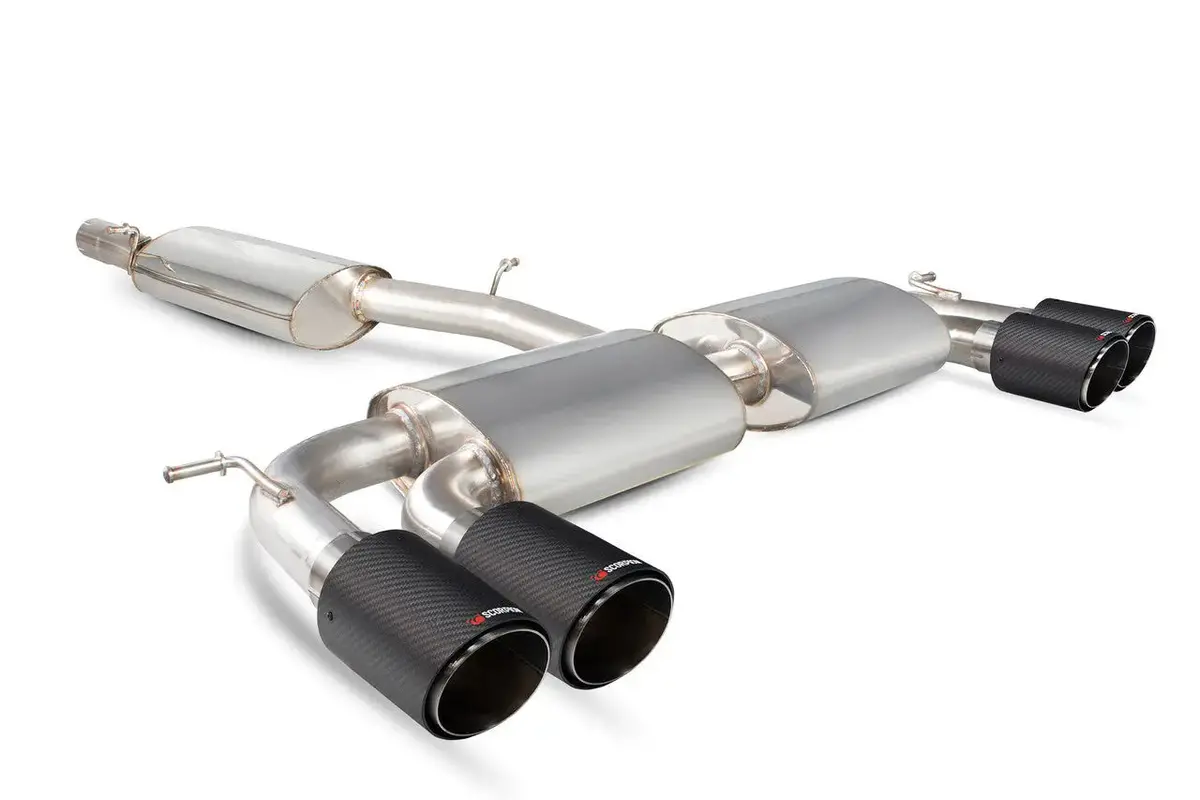 Scorpion Exhausts Resonated Cat-Back System With No Valves - Golf Mk7 R - 2014 - Svw044cf 1