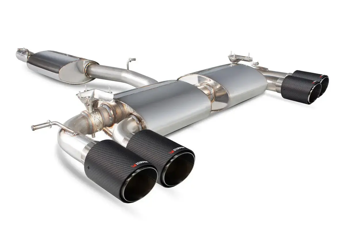 Scorpion Exhausts Resonated Cat-Back System With Electronic Valves - Golf Mk7 R  - 2014 - Svw046cf 1