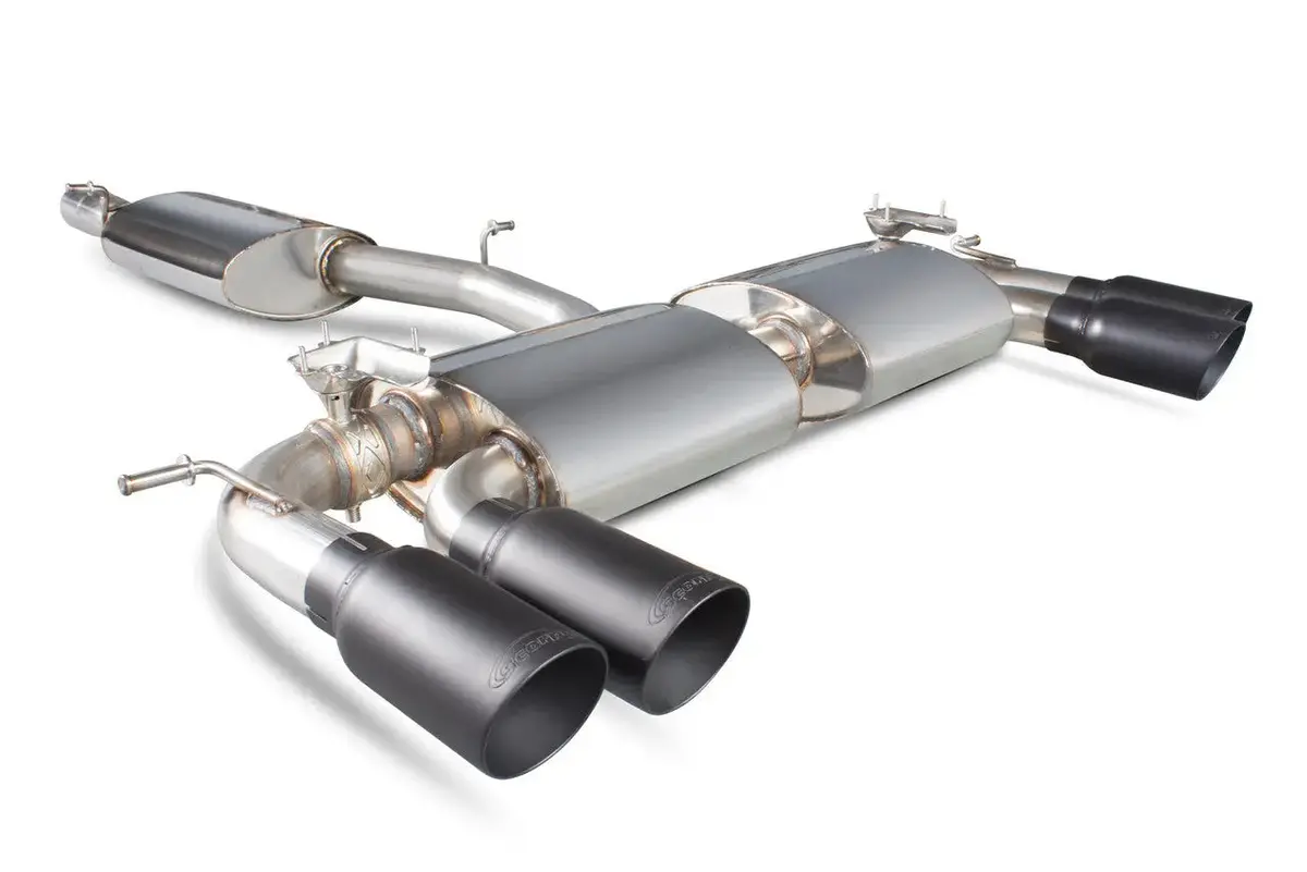 Scorpion Exhausts Resonated Cat-Back System With Electronic Valves - Golf Mk7 R  - 2014 - Svw046dc 1