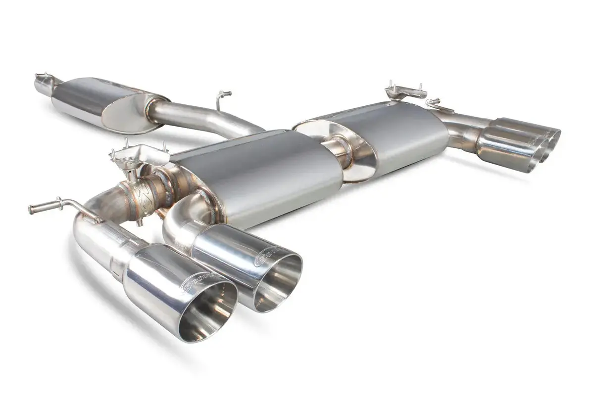 Scorpion Exhausts Resonated Cat-Back System With Electronic Valves - Golf Mk7 R  - 2014 - Svw046d 1