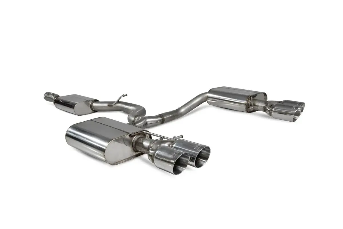 Scorpion Exhausts Resonated Cat-Back System  - Golf R Estate Mk7.5 Facelift Non Gpf Model Only 2018 - 2019 - Svw057 1
