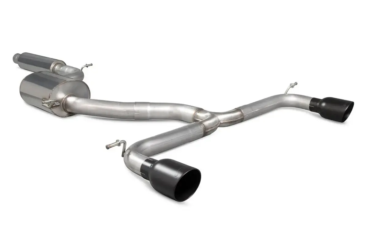Scorpion Exhausts Resonated Cat/Gpf Back System & Electronic Valves - Golf R Mk8 Gpf Model - 2021 - Svw065c 1