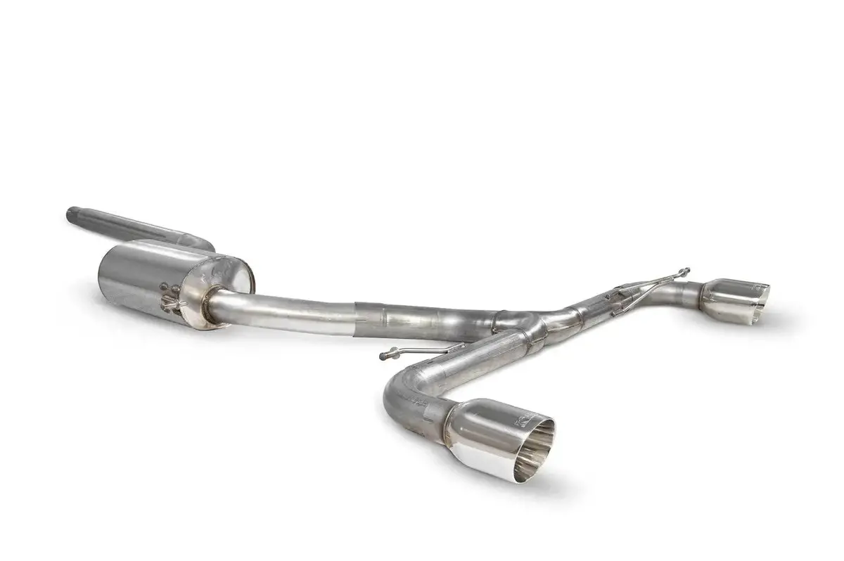 Scorpion Exhausts Resonated Predator Cat-Back System  - Scirocco R - 2009 - Svw072 1