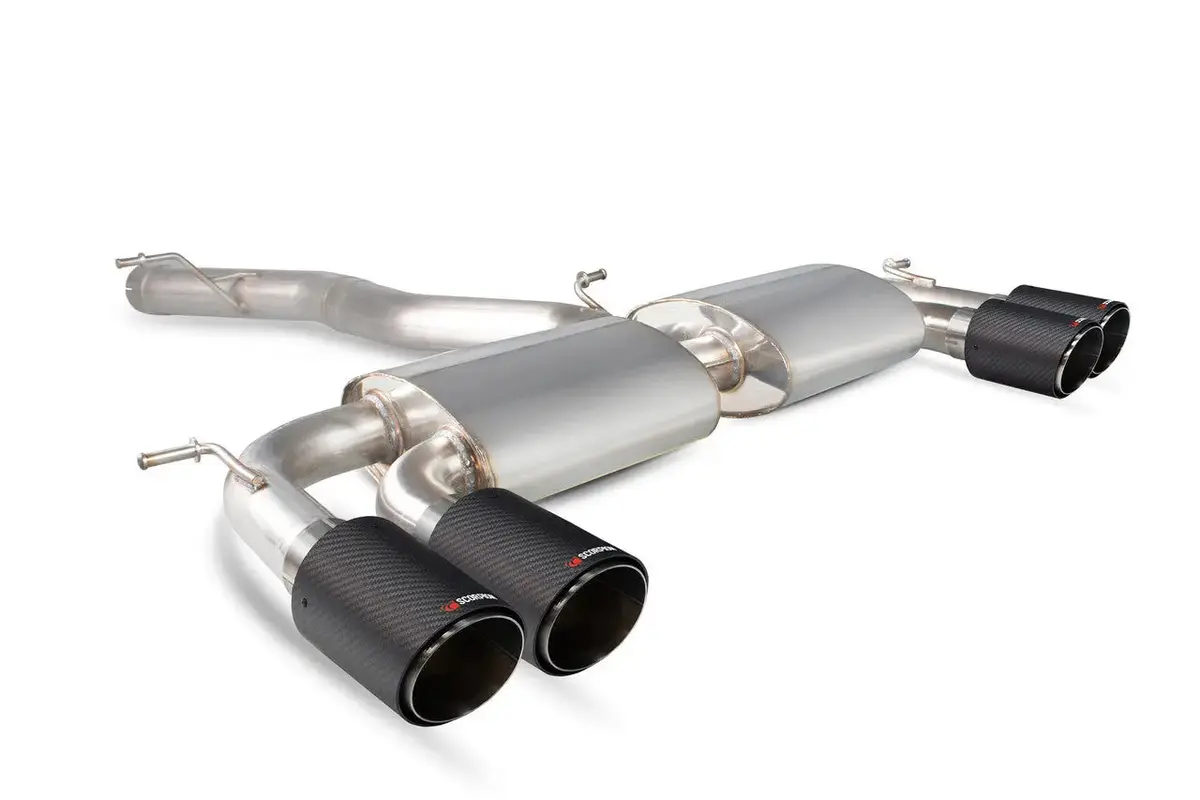 Scorpion Exhausts Non-Resonated Cat-Back System With No Valves - Golf Mk7 R - 2014 - Svws044cf 1