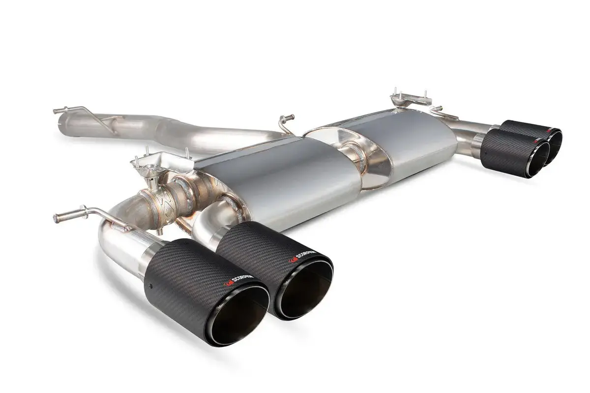Scorpion Exhausts Non-Res Cat-Back System With Electronic Valves - Golf Mk7 R - 2014 - Svws046cf 1