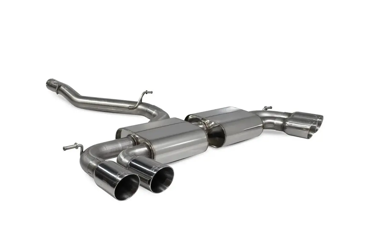Scorpion Exhausts Non-Res Cat-Back System Non-Valved - Golf R Mk7.5 Facelift Gpf & Non Gpf Models 2017 - 2019 - Svws055d 1