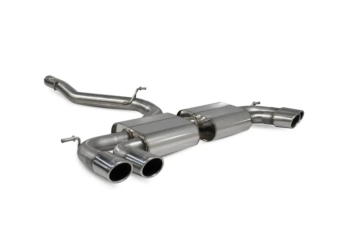 Scorpion Exhausts Non-Res Cat-Back System Non-Valved - Golf R Mk7.5 Facelift Gpf & Non Gpf Models 2017 - 2019 - Svws055 1