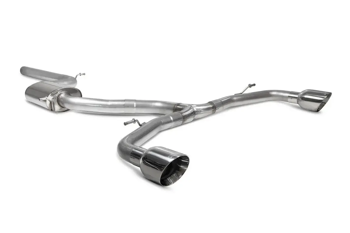Scorpion Exhausts Non-Resonated Gpf-Back System - Golf Gti Mk8 - 2020 - 2021 - Svws064d 1