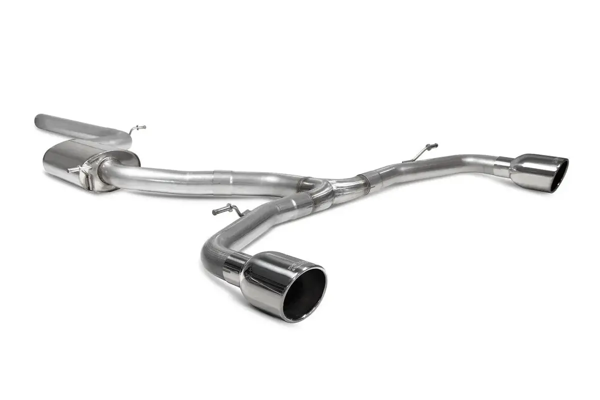 Scorpion Exhausts Non-Resonated Gpf-Back System - Golf Gti Mk8 - 2020 - 2021 - Svws064 1