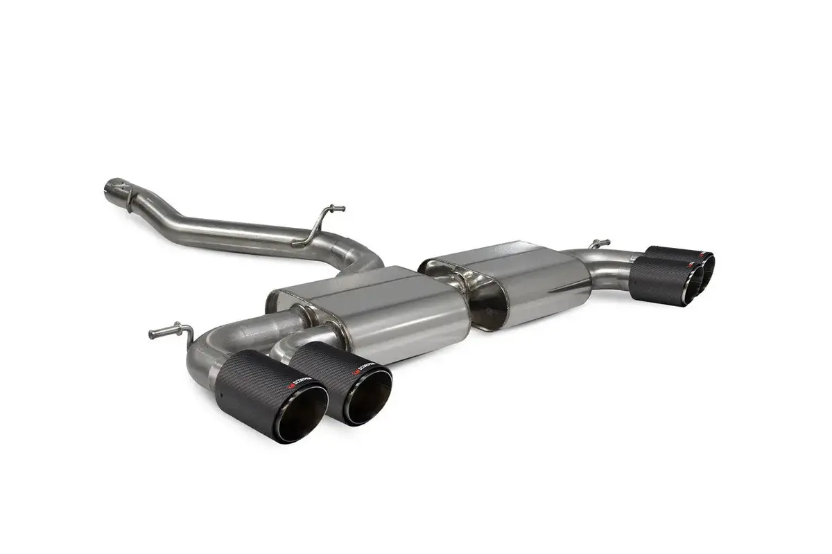 Scorpion Exhausts Non-Res Cat/Gpf Back System - Golf R Mk8 Gpf Model - 2021 - Svws066cf 1